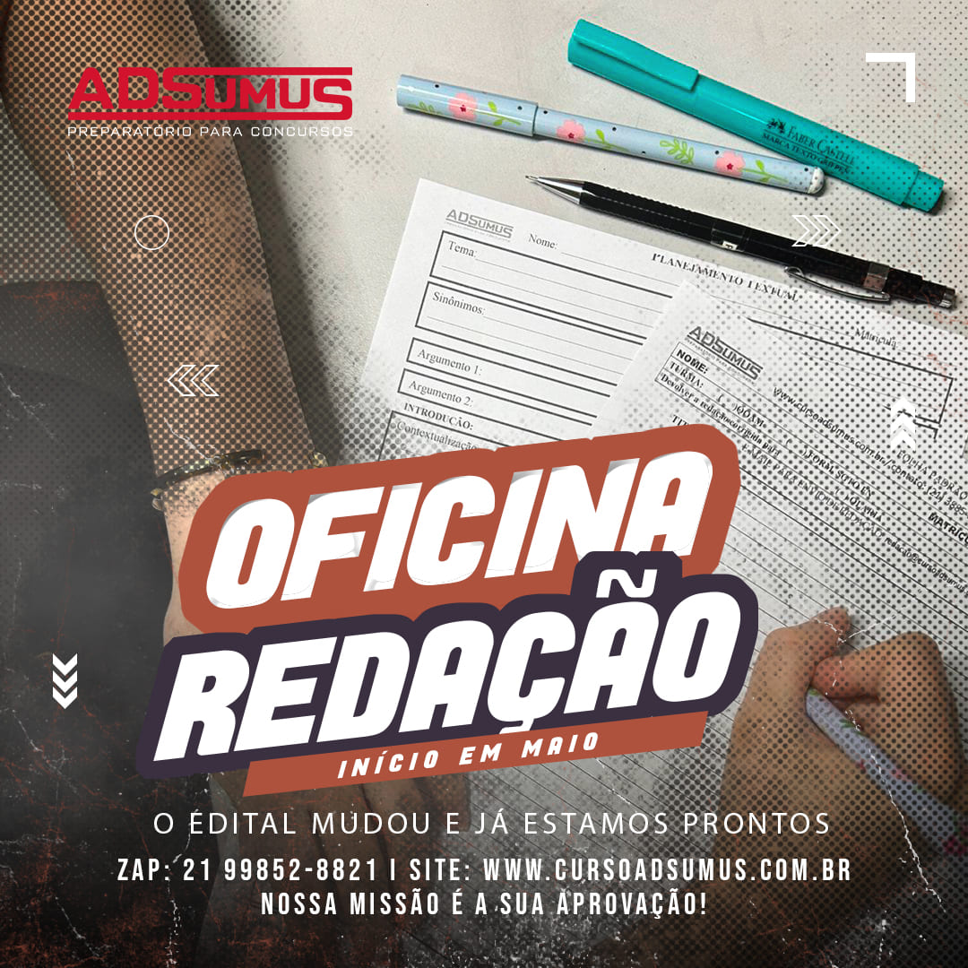 OFICINA DE REDAÇÃO